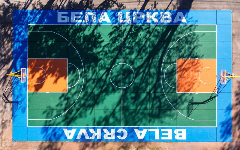 kosarkaski teren Bela Crkva