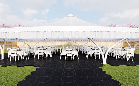 podloga za svadbeni šator