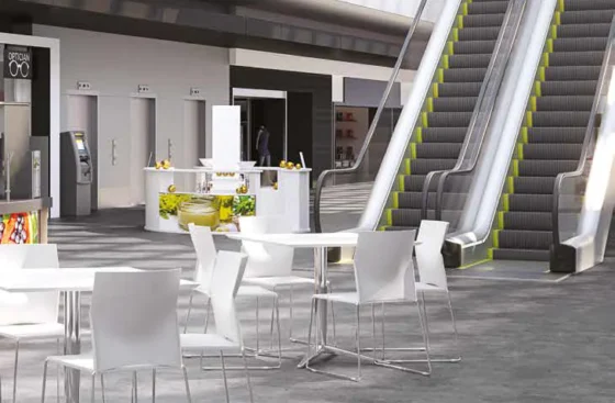 podna obloga u trznom centru